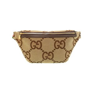 GUCCI Jumbo GG Belt Crossbody Bag Body Brown